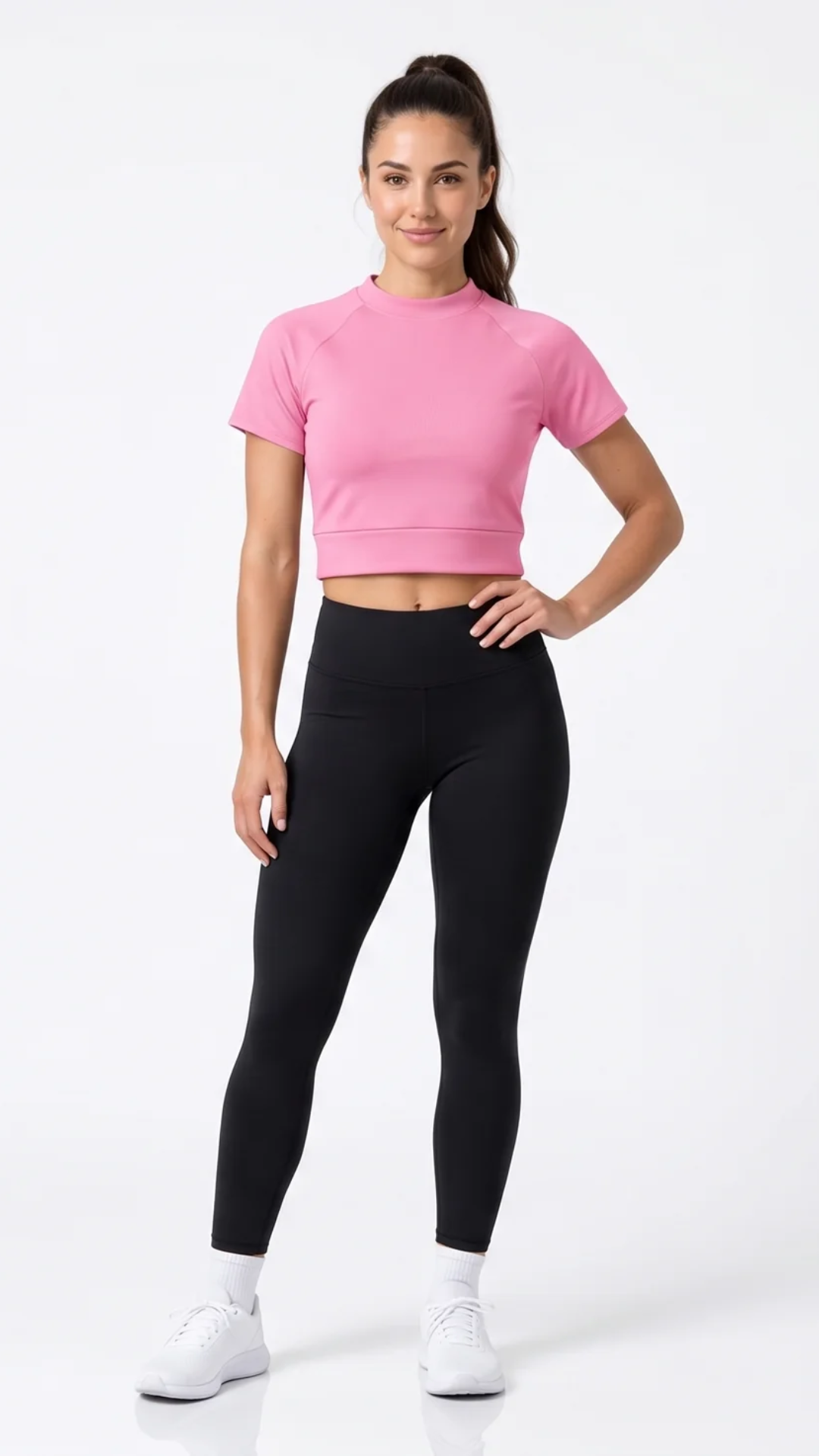 NOVA Crop Tee – Pink