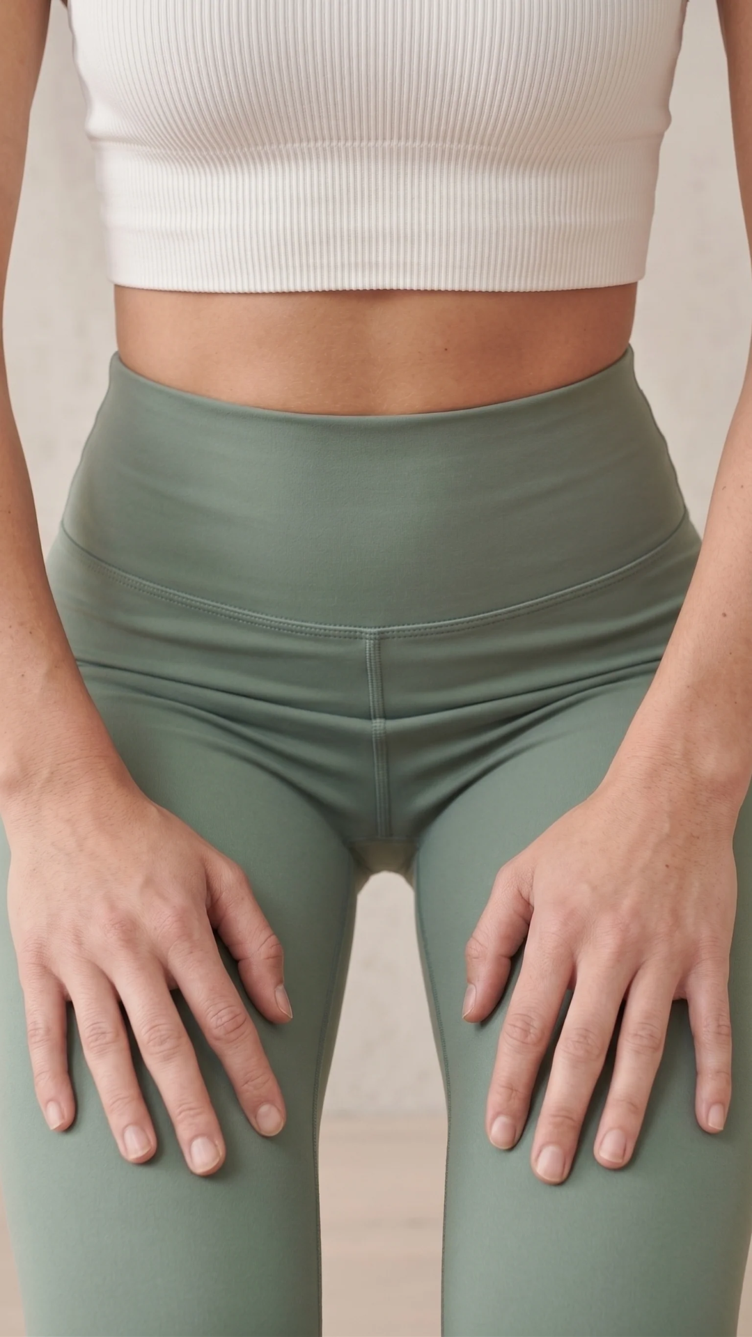 SAGE Leggings – High Waist, Olive Green