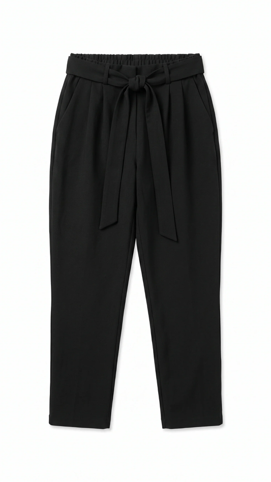 NOA Paperbag Pants – Black